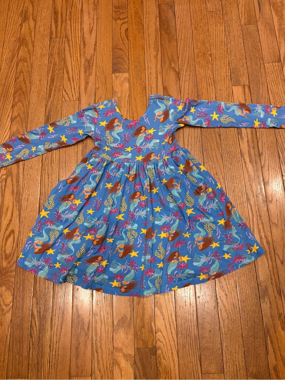 Hanna Andersson a Disney Mermaid Twirl Dress 5